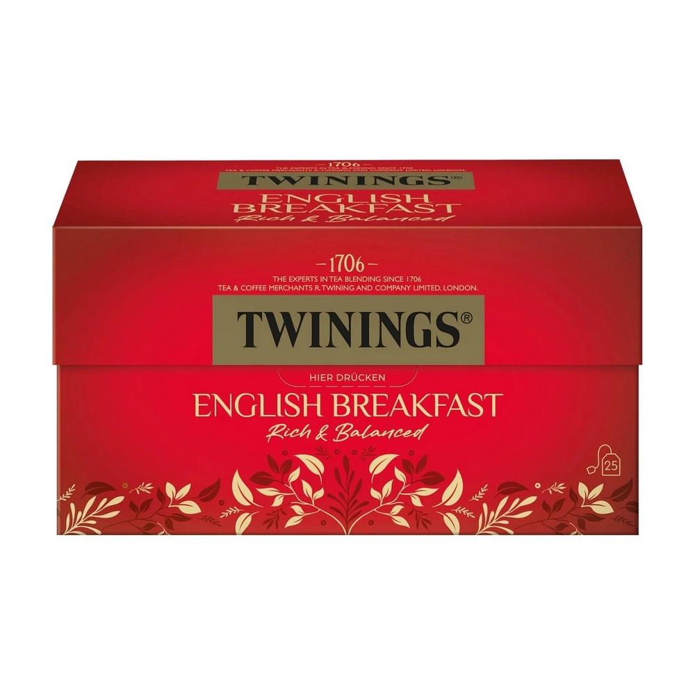 Twinings English Breakfast Tè Nero 25 Bustine da Tè