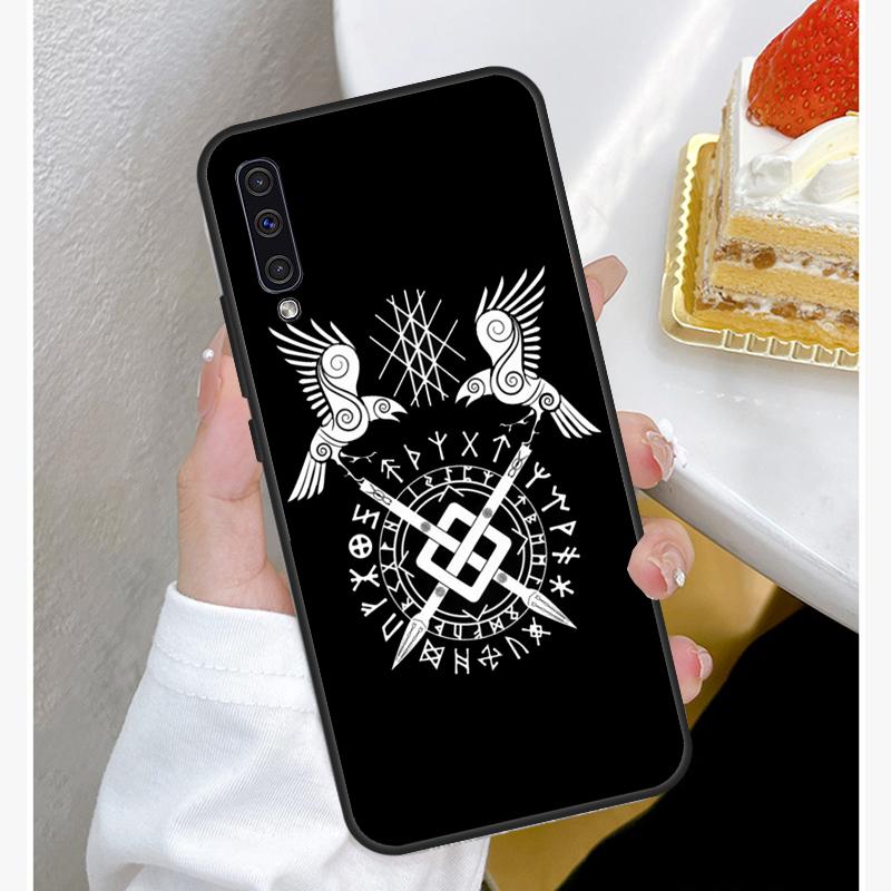 Husă pentru telefon cu simbol Vikings pentru Samsung Galaxy A50 A70 A02S A20S A21S A52S A12 A32 A52 A72 A51 A71