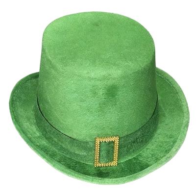 Top Hat Panama Hat Leprechaun Headwear Green for Women Men Photo Props Western for Men Women Unisex Wear Headwear