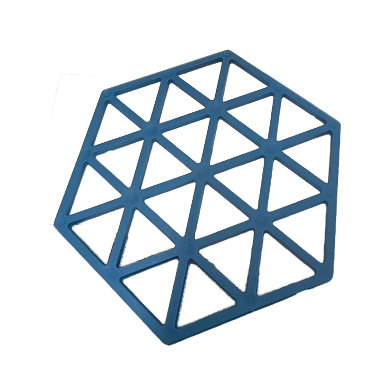 

8 шт. силиконовые коврики-подставки и подставки для подогрева шестигранные термостойкие многофункциональные кухонные коврики для инструментов силиконовые подставки для столовых приборов держатель для кастрюли One Size