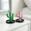 INS Jewelry Storage Tray Creative Bracelets Organizer Cute Cactus Trinkets Plate  Photography Props