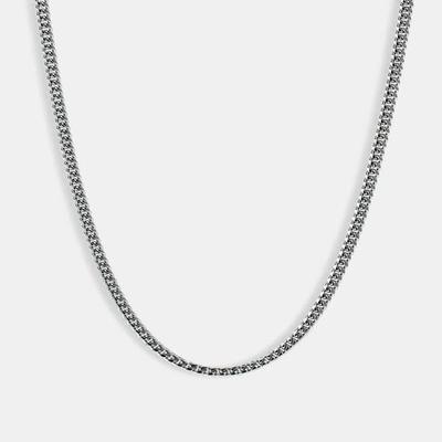 Miami Cuban Link Chain In White Gold 6mm Bestfriend Gift Wedding Anniversary Birthday Father’s Day, Valentine’s Day Gift for Husband