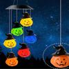 Xiaomi 1PC Solar Halloween Pumpkin Wind Chime Light, Color Changing LED Hanging Light for Outdoor Garden Yard Ghost Festival Decor