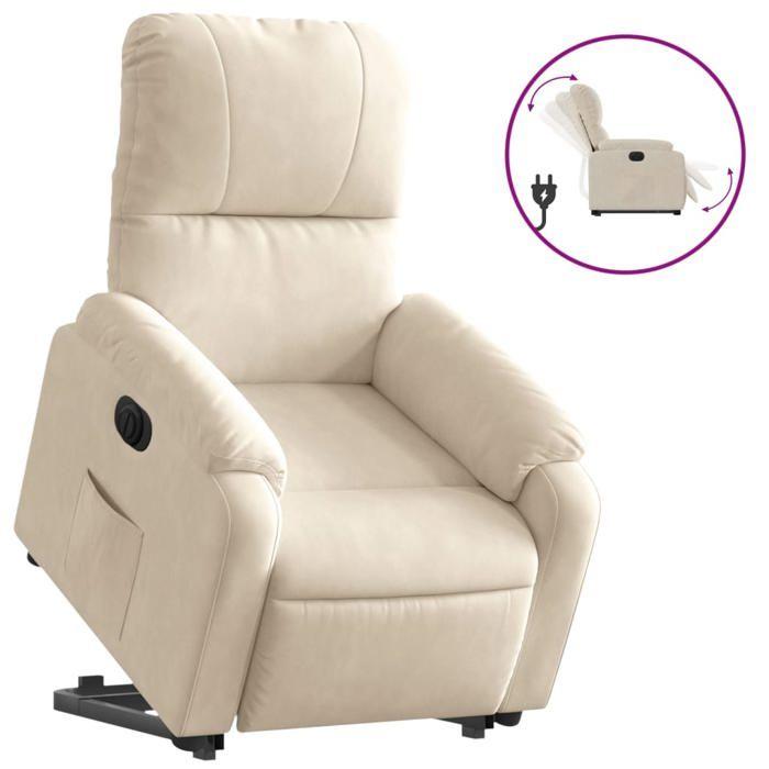 VidaXL Electric Recliner, Relaxation Chair with Adjustable Backrest and Footrest, Living Room Seat 3204948