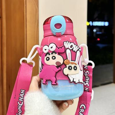 Children's Thermos Cup Students Go To School Special Water Cup Straw Cup Lovely Girl