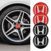 4Pcs Car Wheel Hub Center Cap Metal Emblem Stickers For Civic Accord Fit City Vezel CRV Odyssey Pilot Jazz Prelude Insight
