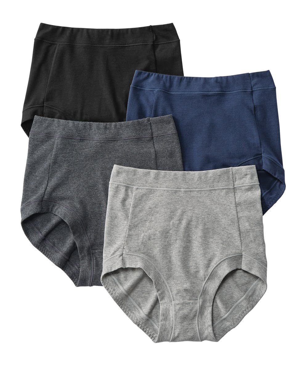 

Regular extra deep length that covers the cotton blend stretch set of basic 3L [Nissen] shorts, tummy, shorts, 4, colors,