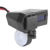   Motorcycle Dual USB   Socket Adapter with Voltmeter Display