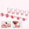 100pcs Disposable Pink Plastic Tattoo Ink Ring For Eyebrow Permanent Makeup Tattoo Ink Holder Tattoo Tools Tattoo Accessory