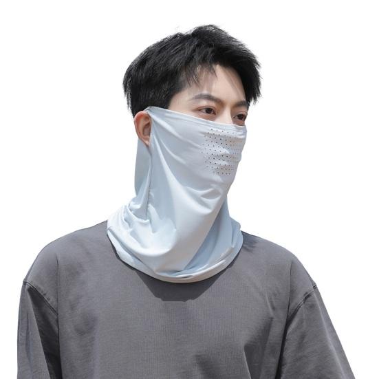 Ice Silk Sunscreen Face Sun Protection Face Guard Full Face Protector Neck Clavicle