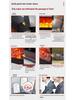 European Electric Embedded Fireplace: Energy-Saving Simulation Flame Heater for Home Décor