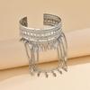 Durable Metal Coin Leaf Tassels Arm Cuffs Bracelet Gold Silver Armlet For Everyday Or Special Event