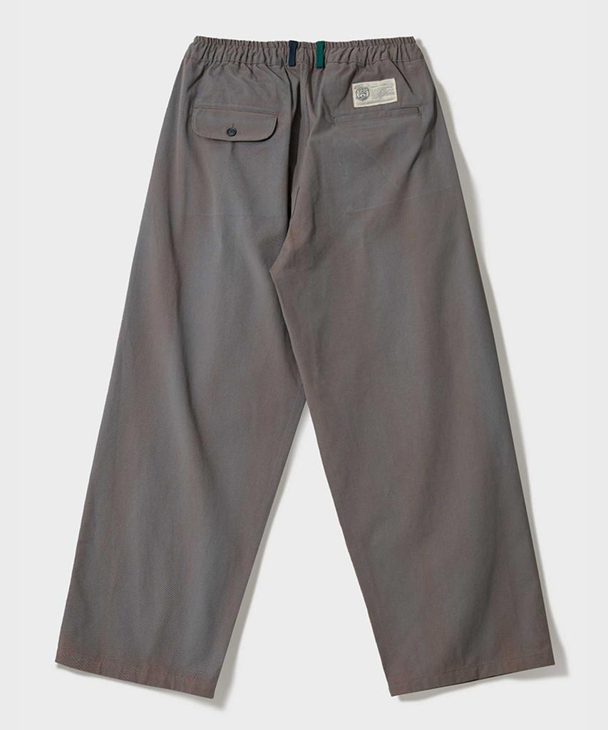 FFEFF STUDIO Dirty Washed Cotton Long Elastic Waist Pants (Cement)