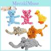 Handcrafted Animal Pet Toys For Dogs Featuring Colorful Cotton Rope Durable Chew Duck Giraffe Moose Ideal For Interactive Playtime