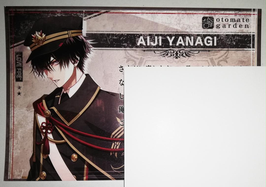 

[Б/У] Кальмари Любовь Огонь Ай Янаги Бонус Открытка Сообщение Сад Отоматэ