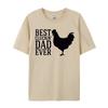 3D Style Tees Cotton Unisex Top Tshirts Best Cluckin Dad Ever Vintage Tshirt Birthday Special Luxury T Shirt