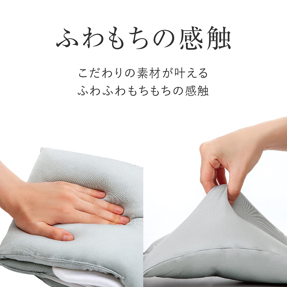 Alphax FULUWA Doctor's Lumbar Pillow, Cotton, Gray, Suitable for Waist Sizes 59-105cm (1 pc)