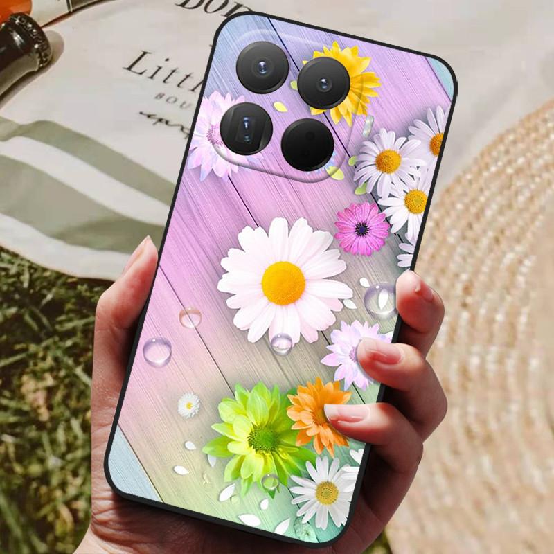 Für Xiaomi 15T Pro Hülle 15TPro Cover Funda Luxus TPU Stoßfest Cartoon Silikon Handyhülle Für Xiaomi 15T Pro Coque 6.83"