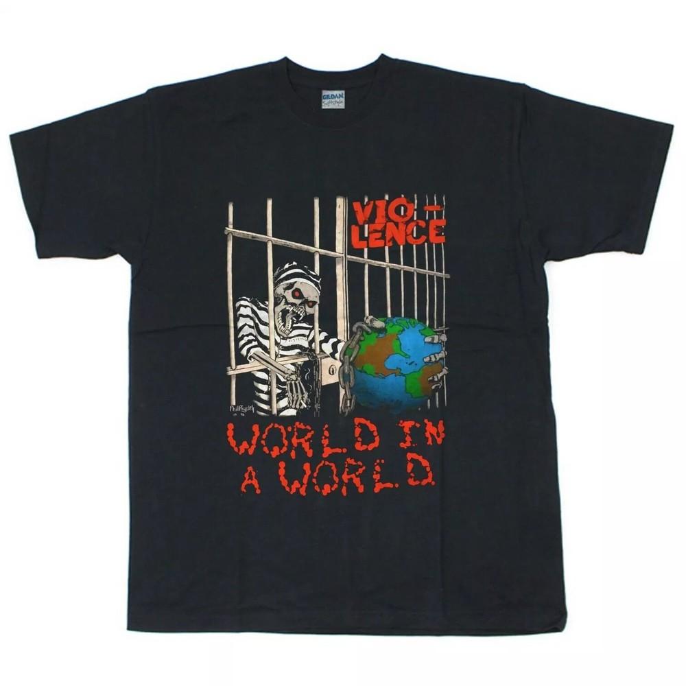 VIO-LENCE Tour Concert 1990 T-shirt Black Men S-234XL HK113 Unisex T-Shirt M