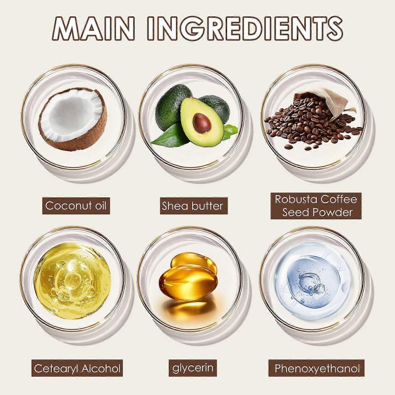 Coffee Exfoliating Body Scrub Exfoliator - Dead Sea Salt Coffee Scrub For Face Body Legs & Foot Best Body Exfoliator & Cellulite Remover - Coffee Body