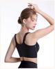 Front Zip Seamless High-Impact Fixed-Cup Sports Bra for Yoga and Fitness