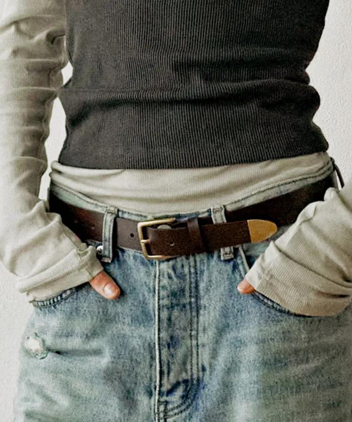 BL021 Setup Modern Men's & Women's Leather Belt 26mm (2 Colors)