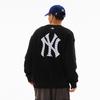 New MLB SS24 Sweatshirt Unisex Black 3AMTM0341-50BKS