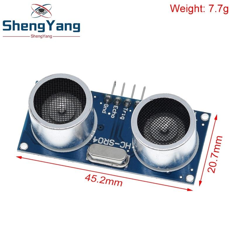 TZT Ultrasonic Module HC-SR04 Distance Measuring Transducer Sensor for Arduino Ultrasonic Wave Detector Ranging Module
