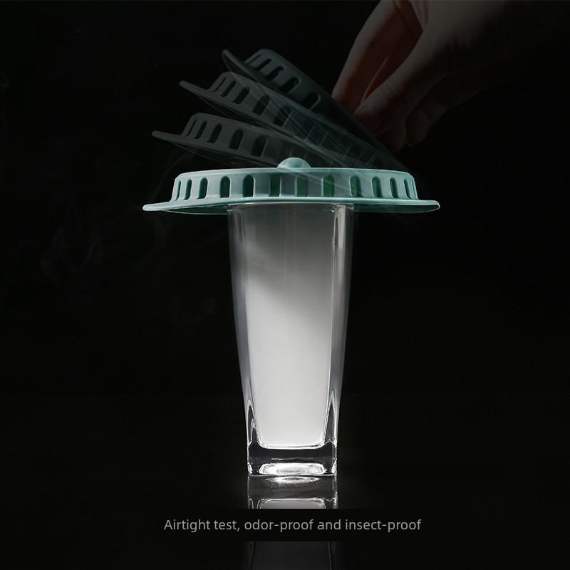 Floor Drain Deodorizer, Sewer Deodorizing Cover, Silicone Seal for Bathroom and Toilet, Anti-Insect and Anti-Odor Sealing Cover