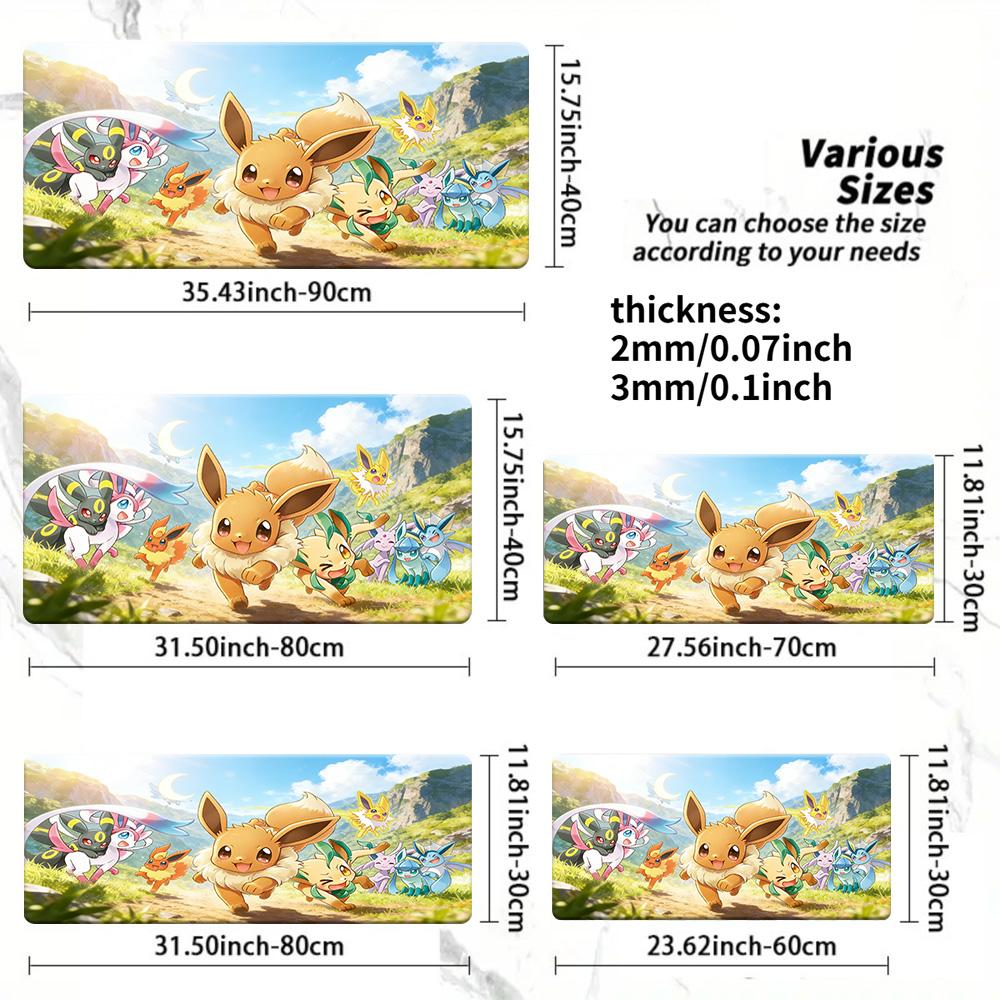 Snorlax Japanese Onsen Gaming Desk Mat NonSlip Washable Mouse Pad 30x80x0.2cm
