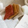 Comfortable Casual Thermal Vintage Winter Warm Long Socks Woman Solid Socks Cashmere Wool