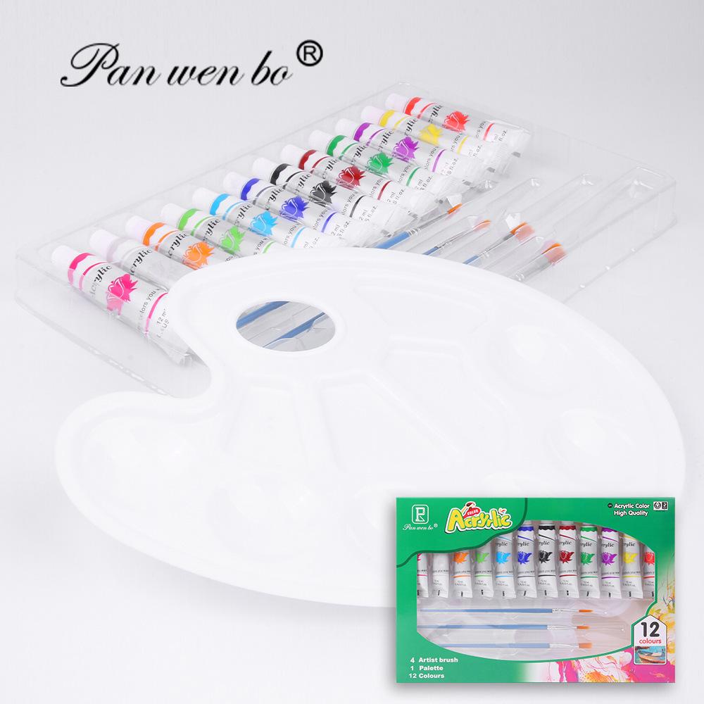 25ml Acrylic Paint Set for Textiles, Glass, and Watercolor Art Projects