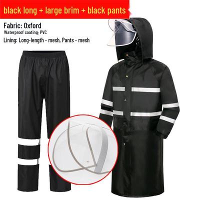 JNL Heavy-Duty Reflective Oxford Rain Suit Set