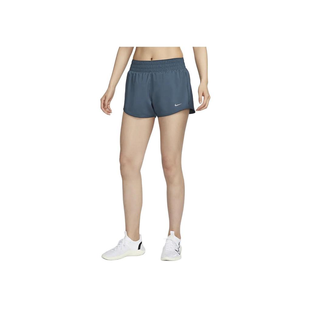 Nike Comfortable Soft Skin-Friendly Breathable Quick-Dry Mid-Waist Three-Quarter Casual Shorts Women shorts Deep-Sea-Blue DX6011-478