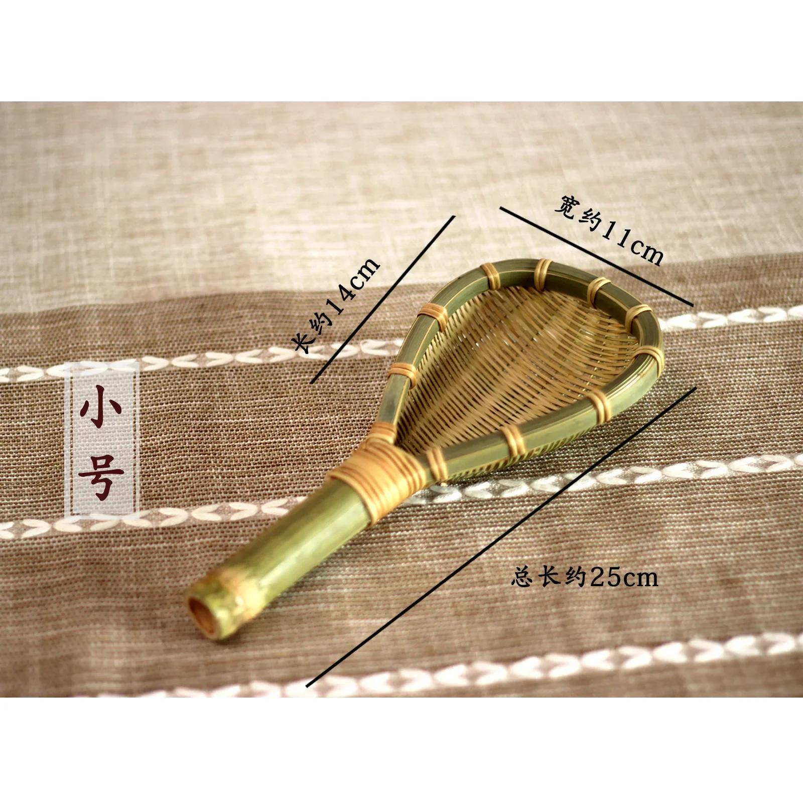 Bamboo Products Kitchen Supplies Handmade Bamboo Braided Rice Colander Soup Spoon Noodles Household Drain Spoon