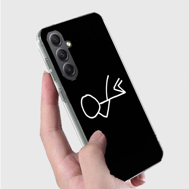 Funny Cute Cartoon Matchman Phone Case for Samsung A16 A26 A36 A56 A17 A37 A57 A07 A06 A02S A03 A04S A05S Galaxy Note 20 10 A50S