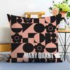Fashion MMaryQQuant Cushion Cover Washable Linen Pillowcase Soft  for Sofa Bed Cozy Home Room Decor