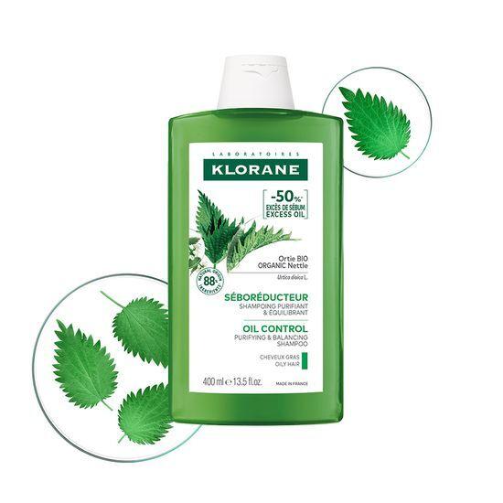 KLORANE Nettle No-Sebum Shampoo 400ml