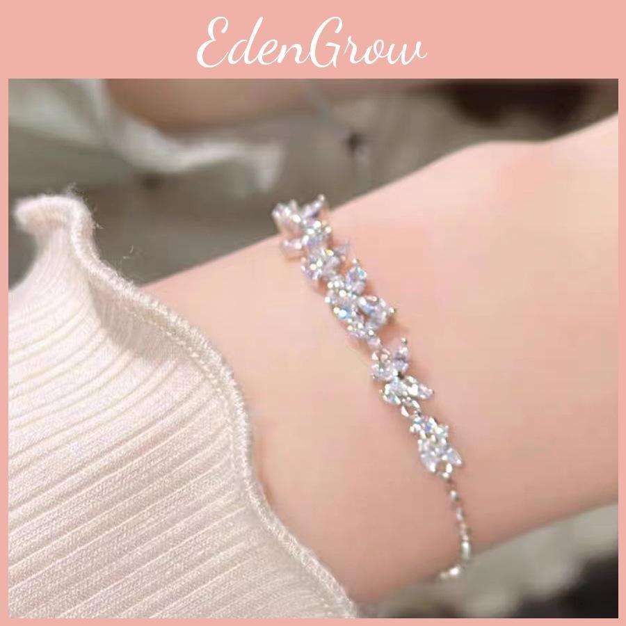 Zircon Wisteria Elegant Bracelet For Women Delicate And Luxurious Floral Design
