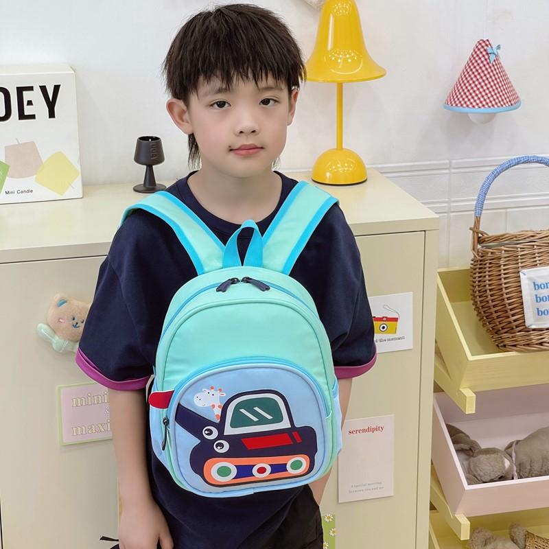 School bag boy casual versatile excavator backpack light small class children's bag snack bag
