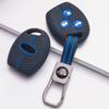 Key Fob Cover for Ford Focus C-Max Mondeo Fiesta MK3 MK4 MK5 MK7 with Keychain Anti-Scratch Surface Shockproof Structure Soft Grip Texture