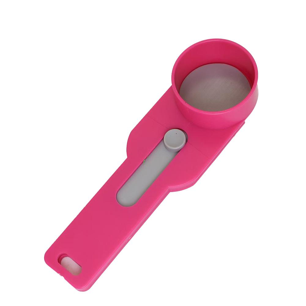 No Spill Measuring Spoon Long Handle Scoop with Built-In Sliding Funnel Preparation of Protein Powder Workout & Sports Drinks