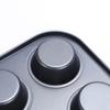 3Pcs 12 Holes Carbon Steel Baking Cake Mould 12 Cavity Nonstick Round Cupcake Mold Muffin Cupcake Egg Tart Tray Baking