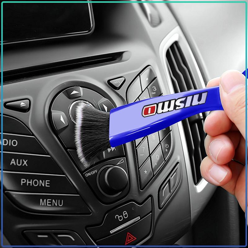 Car Air Conditioning Air Outlet Cleaning Dust Removal Soft Brush Cleaning Tool For Nismo Nissan Almera Sunny QASHQAI Skyline Juke X-TRAI MARCH LIVINA