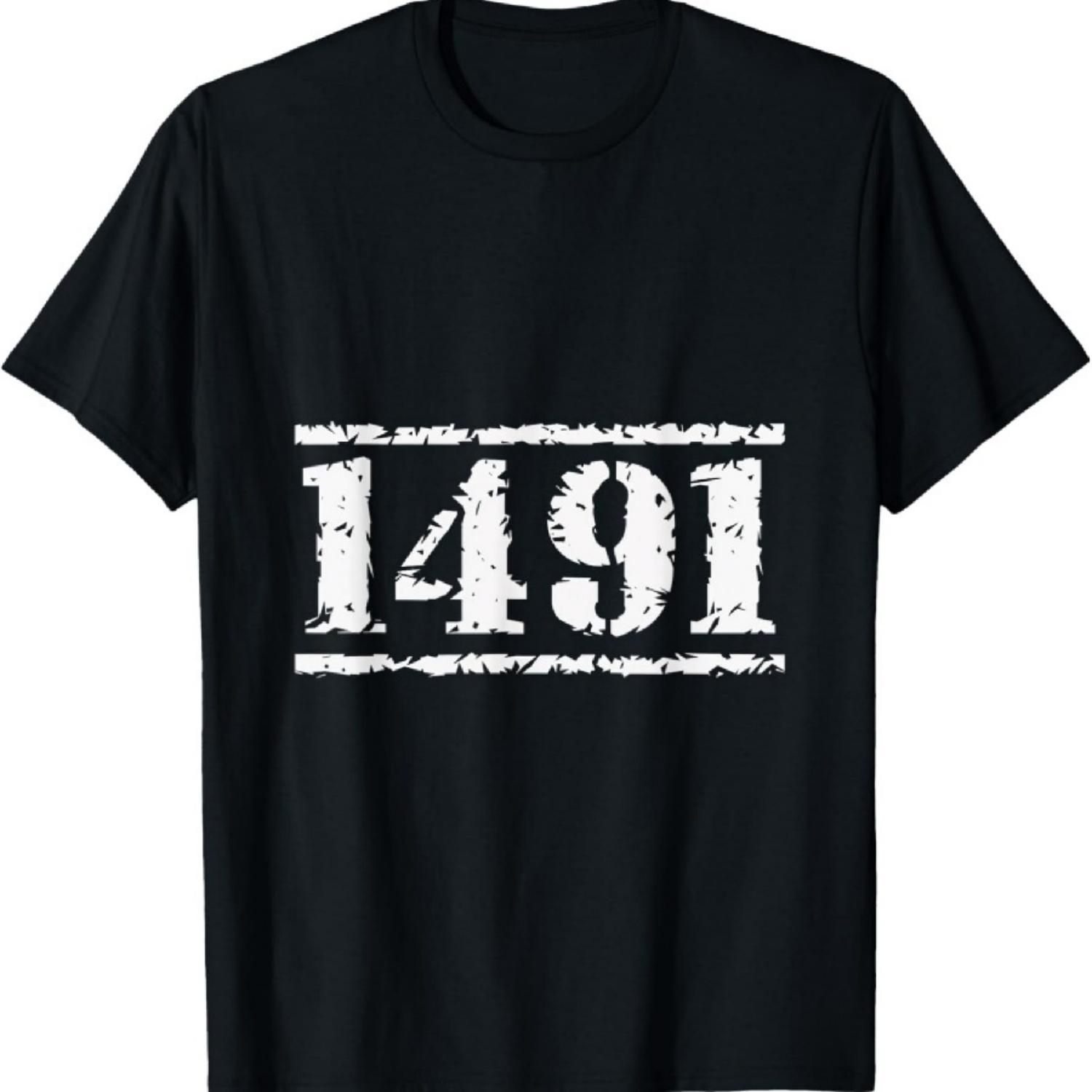 

1491 Indigenous Native American History Culture Land T-Shirt XXXXXL чёрный