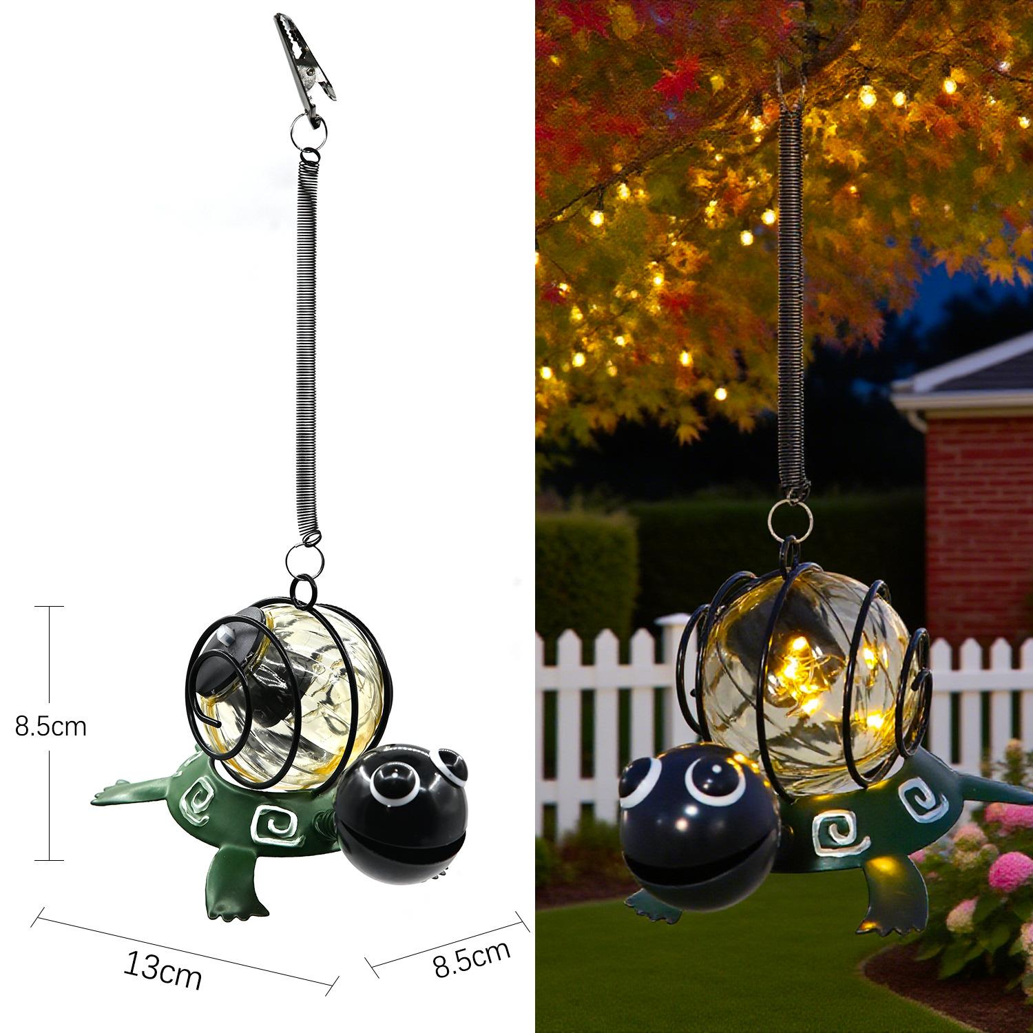 

Outdoor Hanging Insects Statue With LED Fairy Light Waterproof Solar Animal Figurine Ornaments for Yard Garden Porch Patio Decor