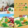 40 Stück Dino Paradies Bausteine Set Leicht Und Langlebig Für Sicheres Spielen
