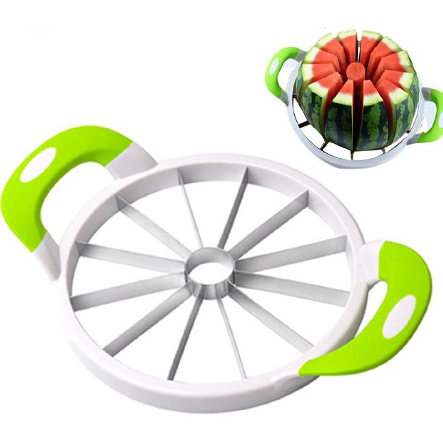 Watermelon Slicer Cutter Comfort Silicone Handle Watermelon Slicer Creative Melon Cutter Cutting Tools