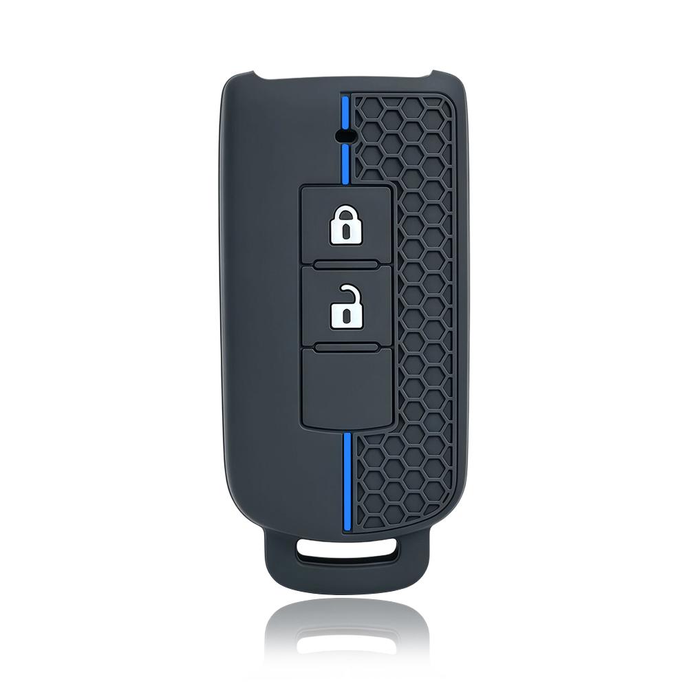 Silicone Car Key Case Cover For Mitsubishi Outlander Xpander Triton Asx Lancer Pajero Sport 3 G Eclipse Cross L200