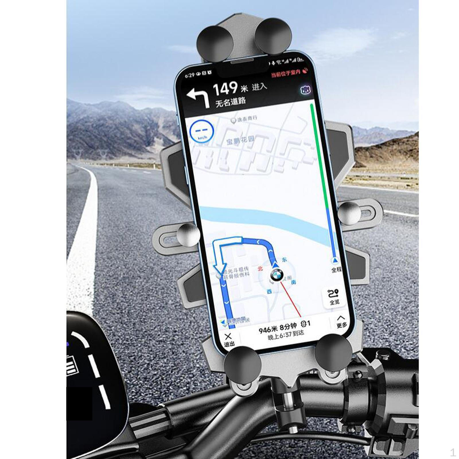 

Мотоциклетное крепление для телефона, велосипедный держатель, подставка для скутера, велосипедный аксессуар, регулируемый угол Handlebar Type